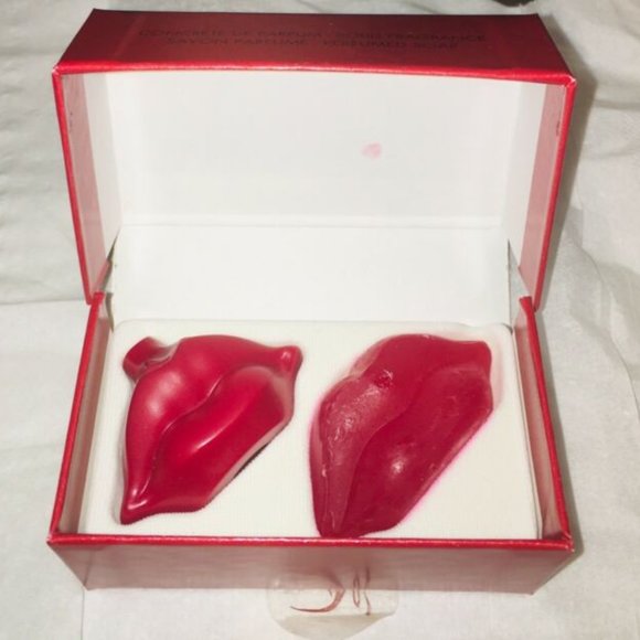 SALVADORE DALI Ruby Lips SOAP Set NEW in Box - Picture 7 of 8